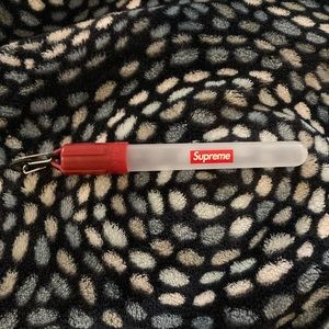 supreme night lite keychain red